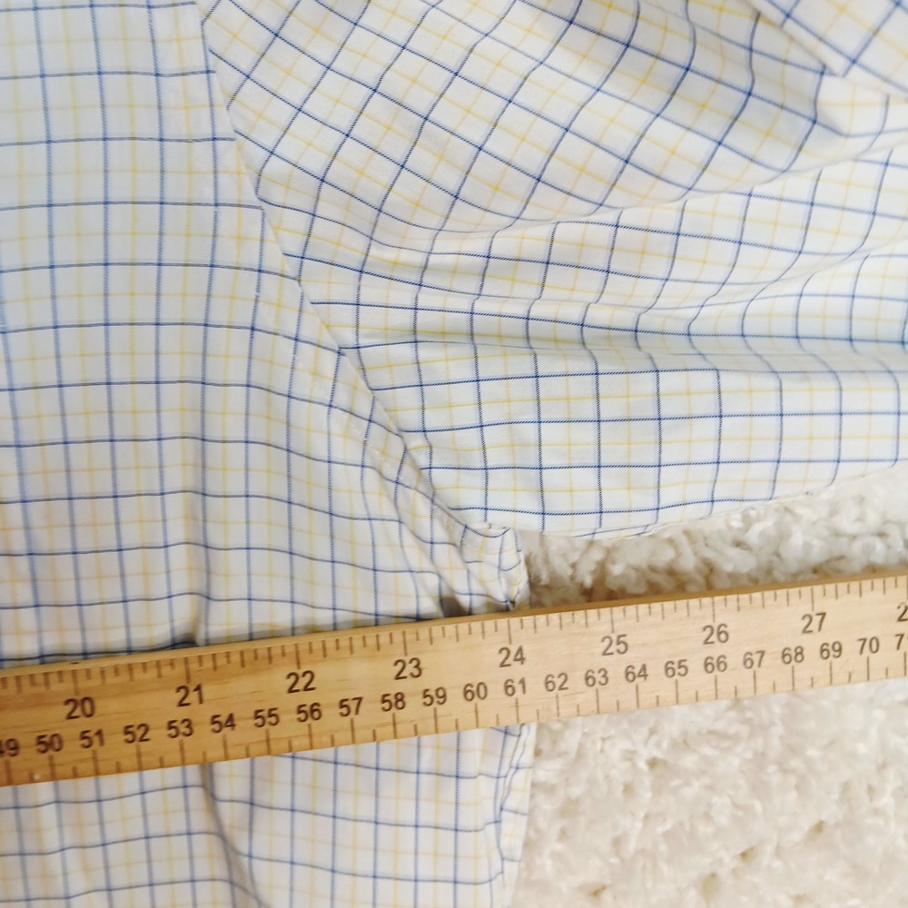 LAUREN Ralph Lauren Mens Stretch Fabric Regular Fit Plaid Button Large Shirt - Picture 7 of 9